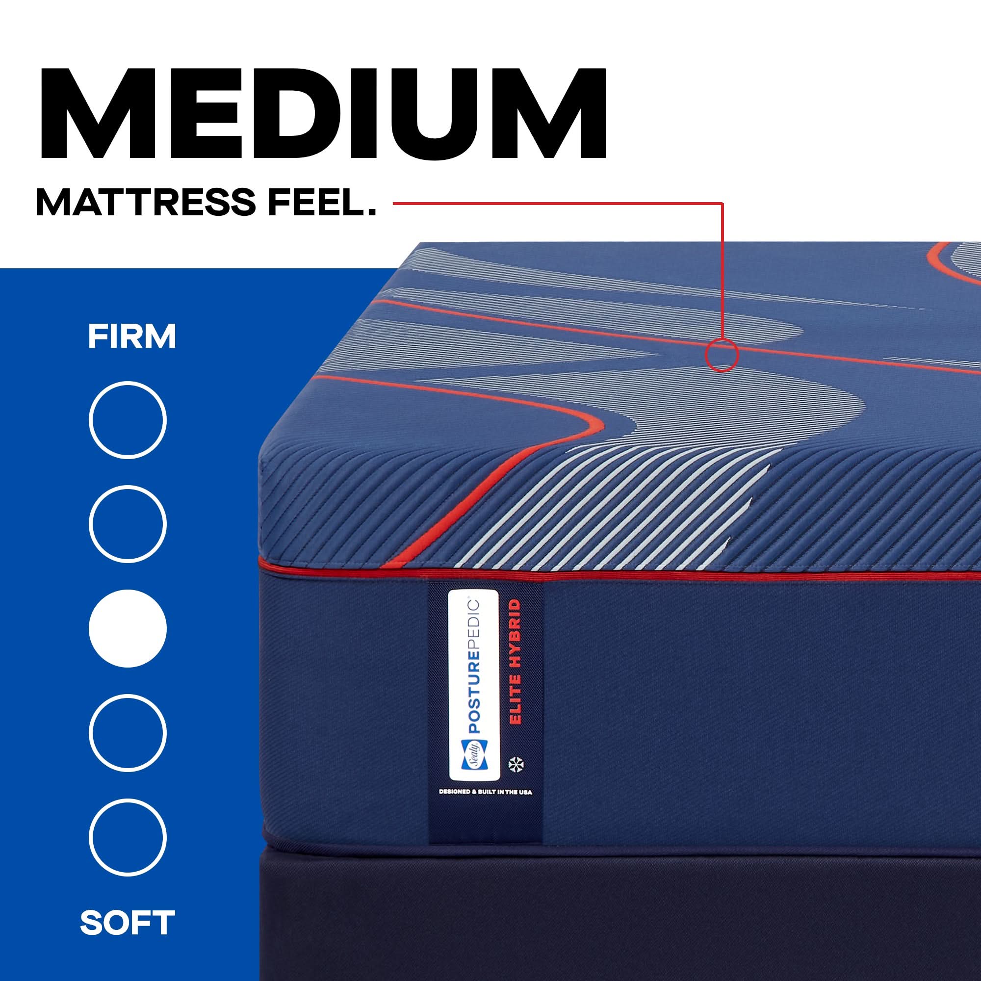 Sealy Albany II Medium Posturepedic® Elite Hybrid