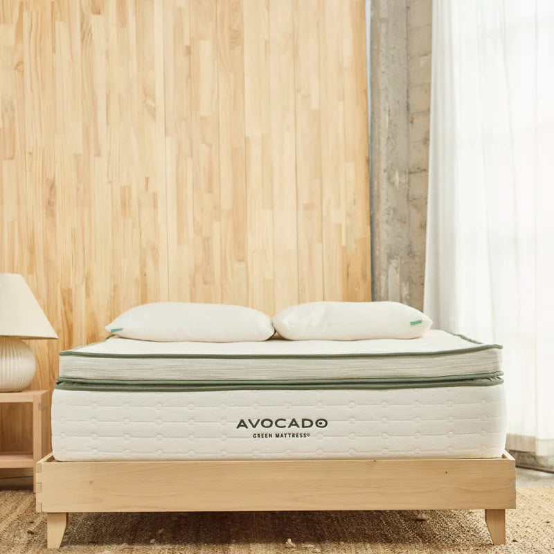 Avocado Green Mattress Plush Box-Top
